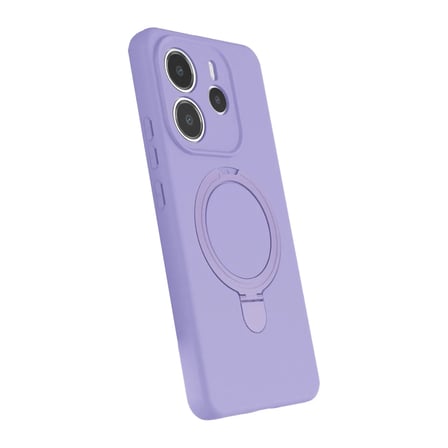 Xiaomi Redmi Note 14 4G Regal Magsafe Standlı Kapak - Lila