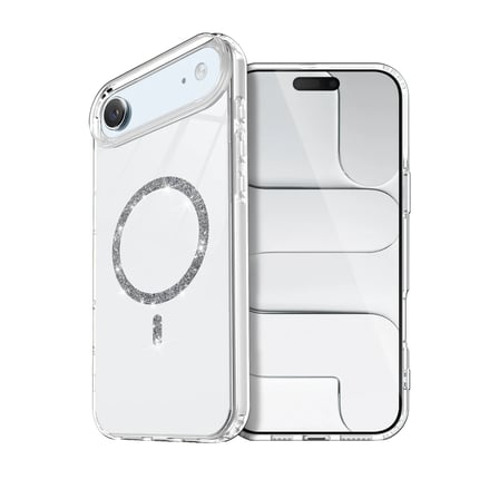 Apple iPhone 17 Air Live Diamond Magsafe Kapak - Şeffaf