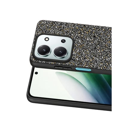 Onegif Xiaomi Redmi 15C 4G Bright Simli Kapak - Gold