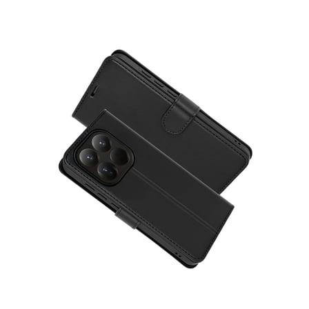 Xiaomi Mi 15T Trend S Plus Kapaklı Kılıf - Siyah