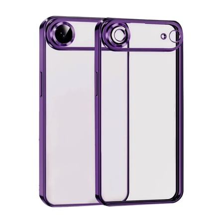 Apple iPhone 17 Air Razer Lensli Silikon - Açık Mor