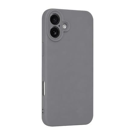 Apple iPhone 16 Plus Kılıf First Silikon - Gri