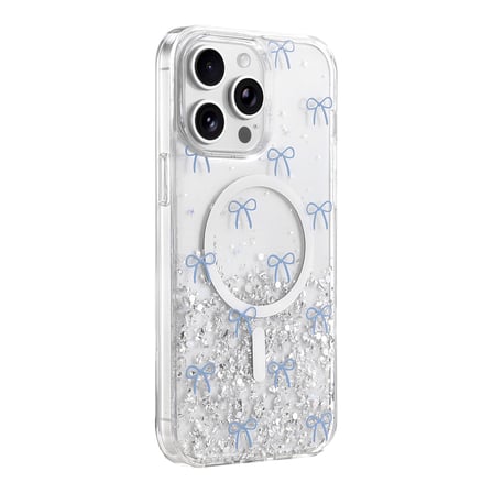 Onegif Apple iPhone 15 Pro Max Misk Simli Magsafe Kapak - Desen 3