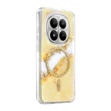 Onegif Xiaomi Redmi Note 15 Pro 4G Lotus Simli Magsafe Kapak - Gümüş