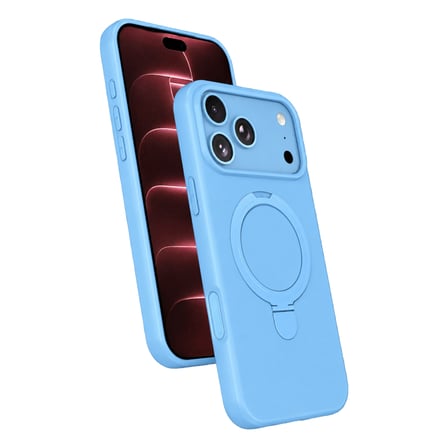 Apple iPhone 18 Pro Max Regal Magsafe Standlı Kapak - Sierra Blue