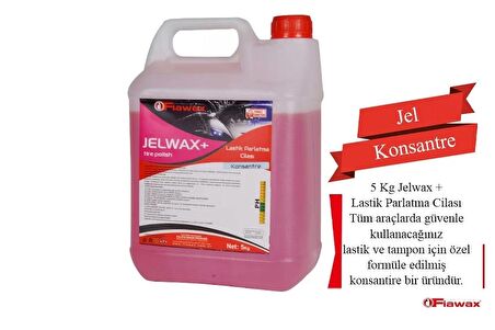 JELWAX+ Lastik Parlatma Cilası Konsantre 5 kg