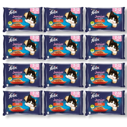 Felix Yavru Kedi Avantajlı Paket 12 Adet (4x85g)