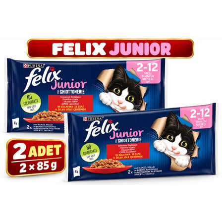 Felix Yavru Kedi Avantajlı Paket 2Adet (4x85g)