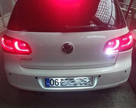 Volkswagen Golf 6 Plaka Aydınlatma Seti Led Ampul Beyaz FEMEX T10