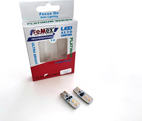 FEMEX T10 3030 Chip 4smd 250 Lumen Turuncu Led Ampul