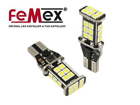 Opel Astra K Geri Vites Seti LED Far Ampulu FEMEX T15 W16W Decoderli