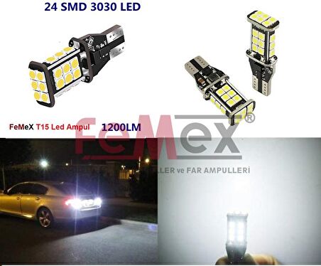 Citröen C5 AIRCROSS Led Geri Vites Aydınlatma Ampulu FEMEX T15 W16W