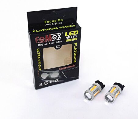 FEMEX PW24W Duy Cree Mercekli Led Ampul Parlak Turuncu
