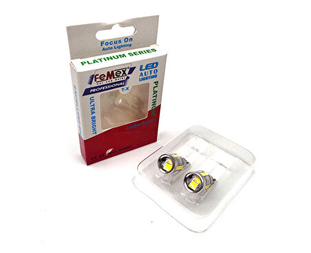 FEMEX Paltinum Mercekli T15 W16W 3035 Chip 18smd Beyaz 10W Led Ampul