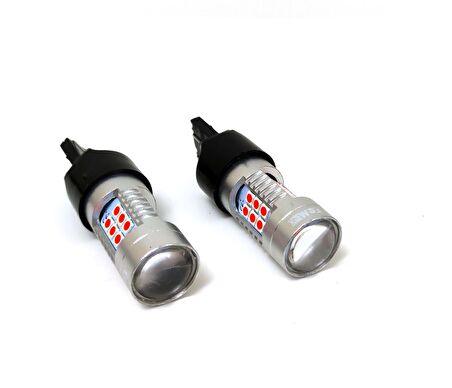 FEMEX Platinum T20 7440/7443 Tek/Çift Duy Uyumlu Kırmızı Led Ampul