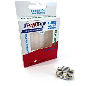 FEMEX Platinum 31mm Sofit Led Ampul CSP Chipset Aktif Canbus