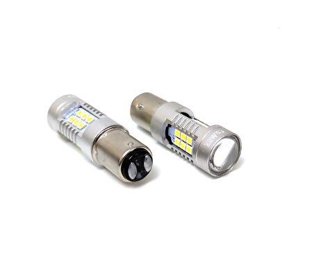 FEMEX Platinum P21W 1157 Çift Duy Led Ampul Beyaz Mercekli 6000K