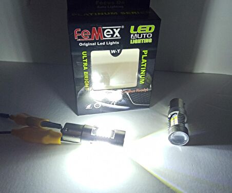 FEMEX Platinum P21W 1157 Çift Duy Led Ampul Beyaz Mercekli 6000K