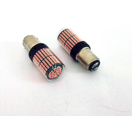 FEMEX Platinum P21W 1157 9w Led Aydınlatma Ampul 1016 Duy Çift Duy Parlak Kırmızı