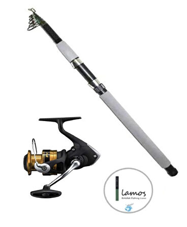 Shimano Fx 4000 Fc & Balza Carera 270cm Mix Carbon Teleskopik Olta Kamış Seti