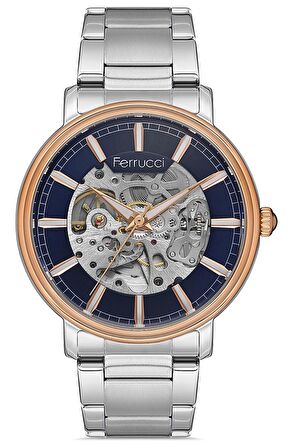 Erkek Otomatik Kol Saati Çelik Kasa Çelik Kordon Paslanmaz Çelik Otomatik Pilsiz Model