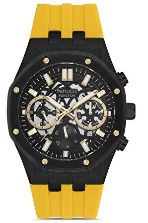 Erkek Çelik Kasa Otomatik Spor Kol Saati Silikon Kordon Paslanmaz Çelik İç Fonksiyonlar Aktif Çalışır Premium Model