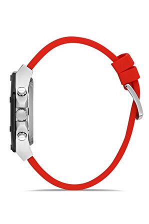 Erkek Çelik Kasa Spor Kol Saati Silikon Kordon Su Geçirmez İç Fonksiyonlar Aktif Çalışır Paslanmaz Çelik Model Premium Seri