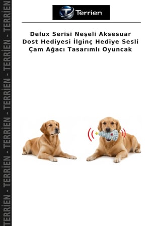 Delux Serisi Neşeli Aksesuar Dost Hediyesi İlginç Hediye Sesli Çam Ağacı Tasarımlı Oyuncak