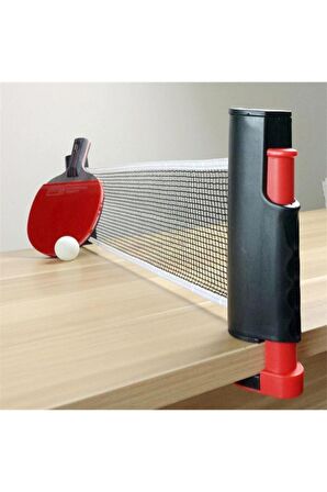 Masa Tenisi Seti Açılır Tenis Filesi Masa Tenisi Raketi Top Seti