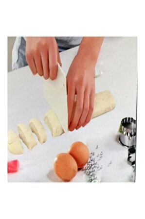 Hamur Kesici Kazıyıcı Spatula Set Pasta Kek Dekor Şekillendirici