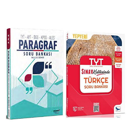 Aromat Yayınları TYT AYT DGS KPSS ALES Paragraf ve Sınav TYT Türkçe Soru Bankası Seti 2 Kitap