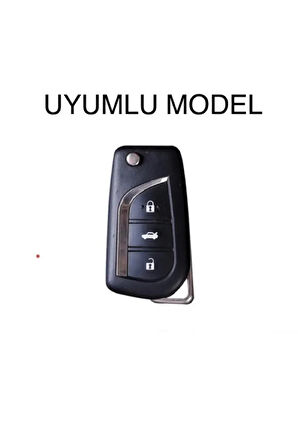 Toyota Corolla Auris Yaris Verso Avensis Aygo Hilüx Nano Anahtar Koruma Kılıfı Siyah Gold Altın Renk