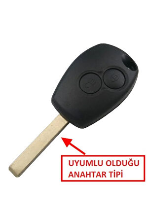 Renault Clio 3 - Kangoo 3 - Master 3 Uyumlu Buton Anahtar Kabı