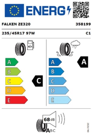 Falken 235/45 ZR17 TL 97W XL ZIEX ZE320 Yaz Lastiği (Üretim Tarihi:2026)