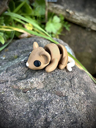  Fare Oyuncak - Küçük Dünyaların Sevimli ve Maceracı Kaşifleri! 🐭🏰✨3D Hareketli Organik Model - Orta Boy