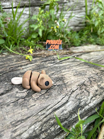  Fare Oyuncak - Küçük Dünyaların Sevimli ve Maceracı Kaşifleri! 🐭🏰✨3D Hareketli Organik Model - Orta Boy