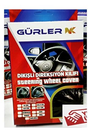 Honda Civic Fb6 Uyumlu Dikmeli Direksiyon Kılıfı Alkantara Karbon Kırmızı
