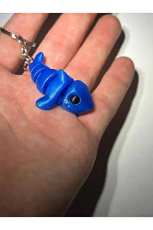 Minik Bebek Köpekbalığı Eklemli Anahtarlık
