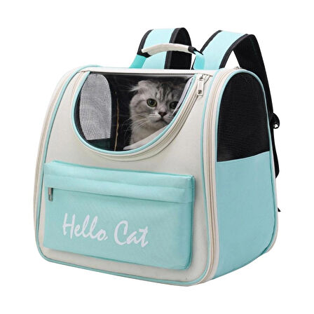 Kedi Taşıma Çantası Nefes Alabilir Evcil Hayvan Sırt Çantası