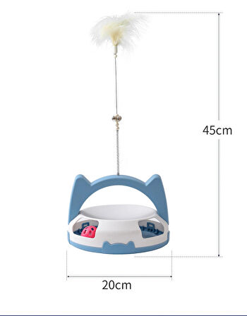 Tek Katlı Eğlenceli Kedi Oyuncağı