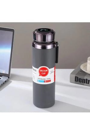 800 ml Paslanmaz Çelik Ledli Dijital Göstergeli Dereceli Isı Sıcaklık Göstergeli Termos