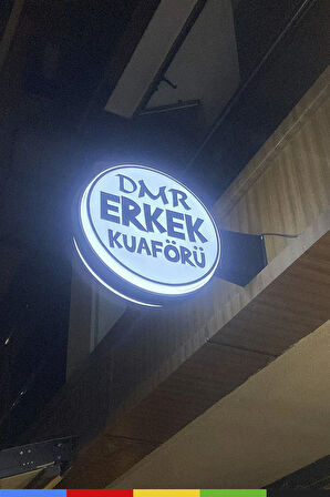 Fener Tabela 80 CM – Çift Taraflı Vakum Pleksi, Mercekli LED Aydınlatmalı, Alüminyum Gövde, Dış Mekan Dayanıklı Işıklı Tabela