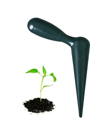 18 Cm Fidan Dikme Aparatı Fide Dikme Aleti Bahçe Aleti Fide Dikici Ve Sökücü Siyah Plastik