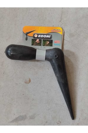 18 Cm Fidan Dikme Aparatı Fide Dikme Aleti Bahçe Aleti Fide Dikici Ve Sökücü Siyah Plastik