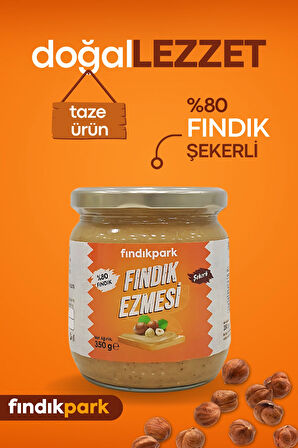 Fındık Ezmesi 2li Paket 700g %80 Fındık %20 Şeker Pancarı