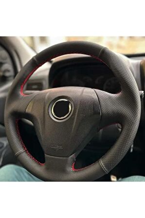 Fiat Fiorino 2011 Araca Özel Direksiyon Kılıfı kırmızı ipli