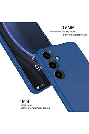 Samsung Galaxy A35  Uyumlu Tam Koruma Silikon Kılıf Case