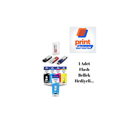 Epson 101 / L14150 Orjinal Mürekkep Takımı +1 Mavi Hediyeli Flash Usb Bellek Hediyeli