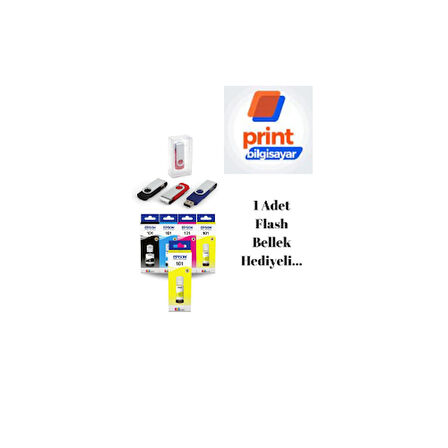 Epson 101 / L14150 Orjinal Mürekkep Takımı +1 Sarı Hediyeli Flash Usb Bellek Hediyeli