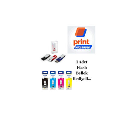 Epson 101 / L6290 Orjinal Mürekkep Takımı Flash Usb Bellek Hediyeli